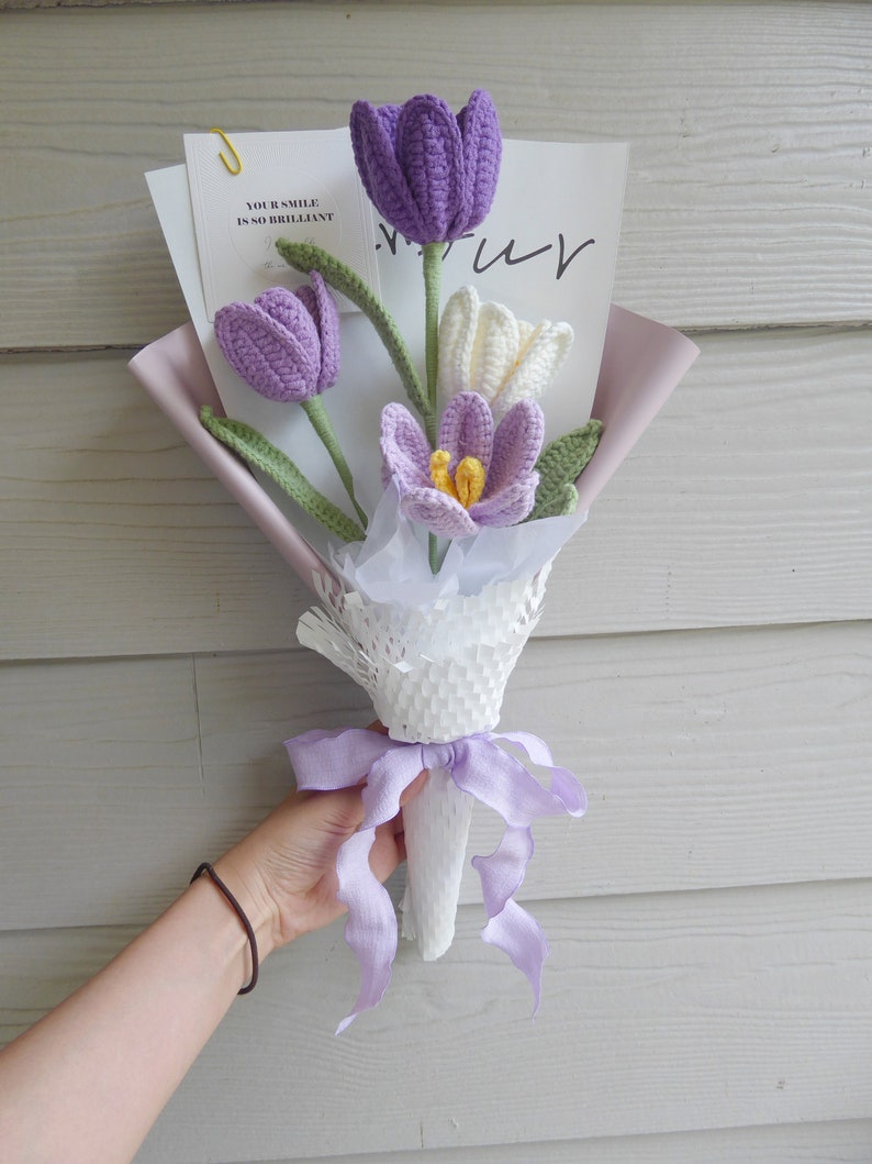Hand made pipe cleaner gifting flowers