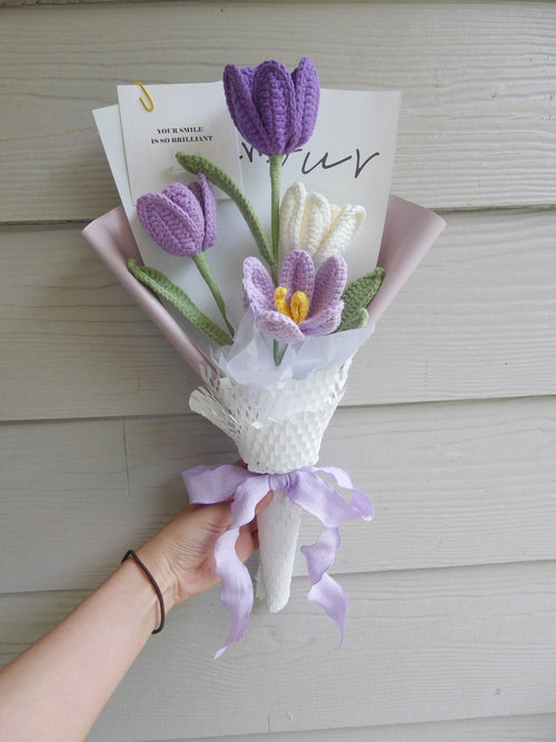 Hand made pipe cleaner gifting flowers